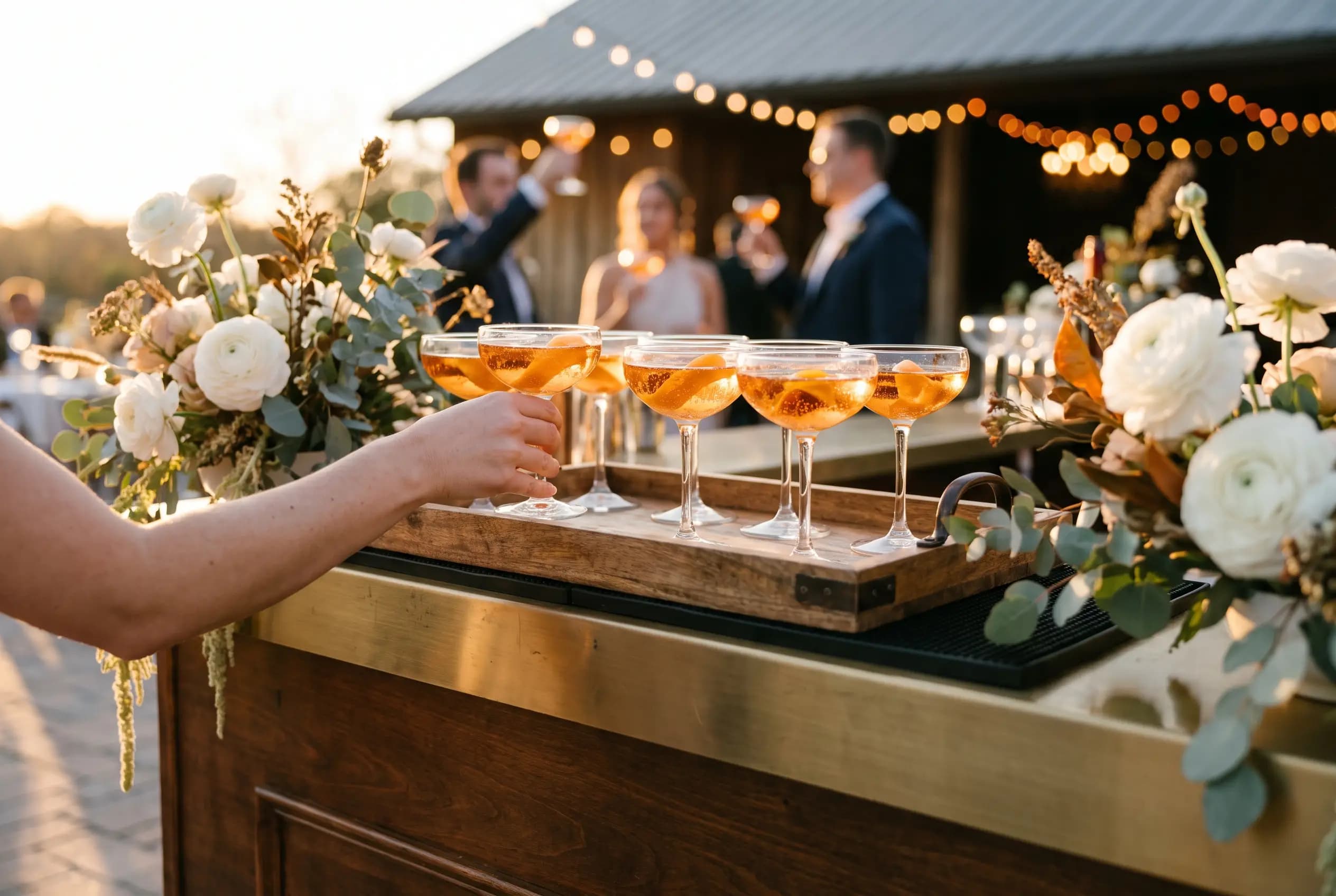 Wedding — Welcome-drink moment